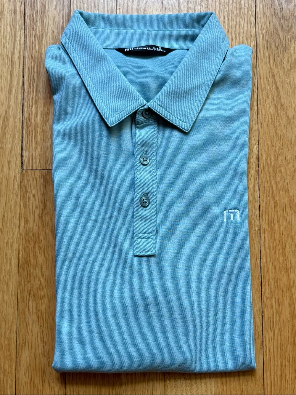 Travis Mathew Men’s Short Sleeve Performance Polo Shirt XL Green